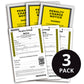 Prank Parking Tickets 3 Pack by Joyful Clan - Hilarious authentic joke