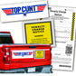 Top Cunt Car Magnet Bundle Prank - Includes Prank Parking Ticket