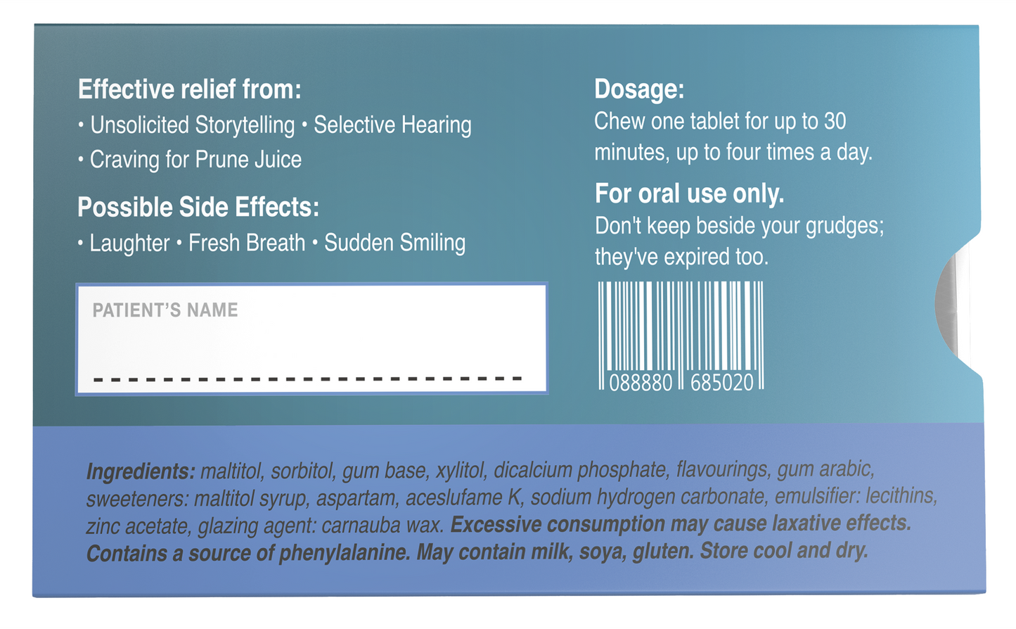 Oldgitamol - Chewing Gum