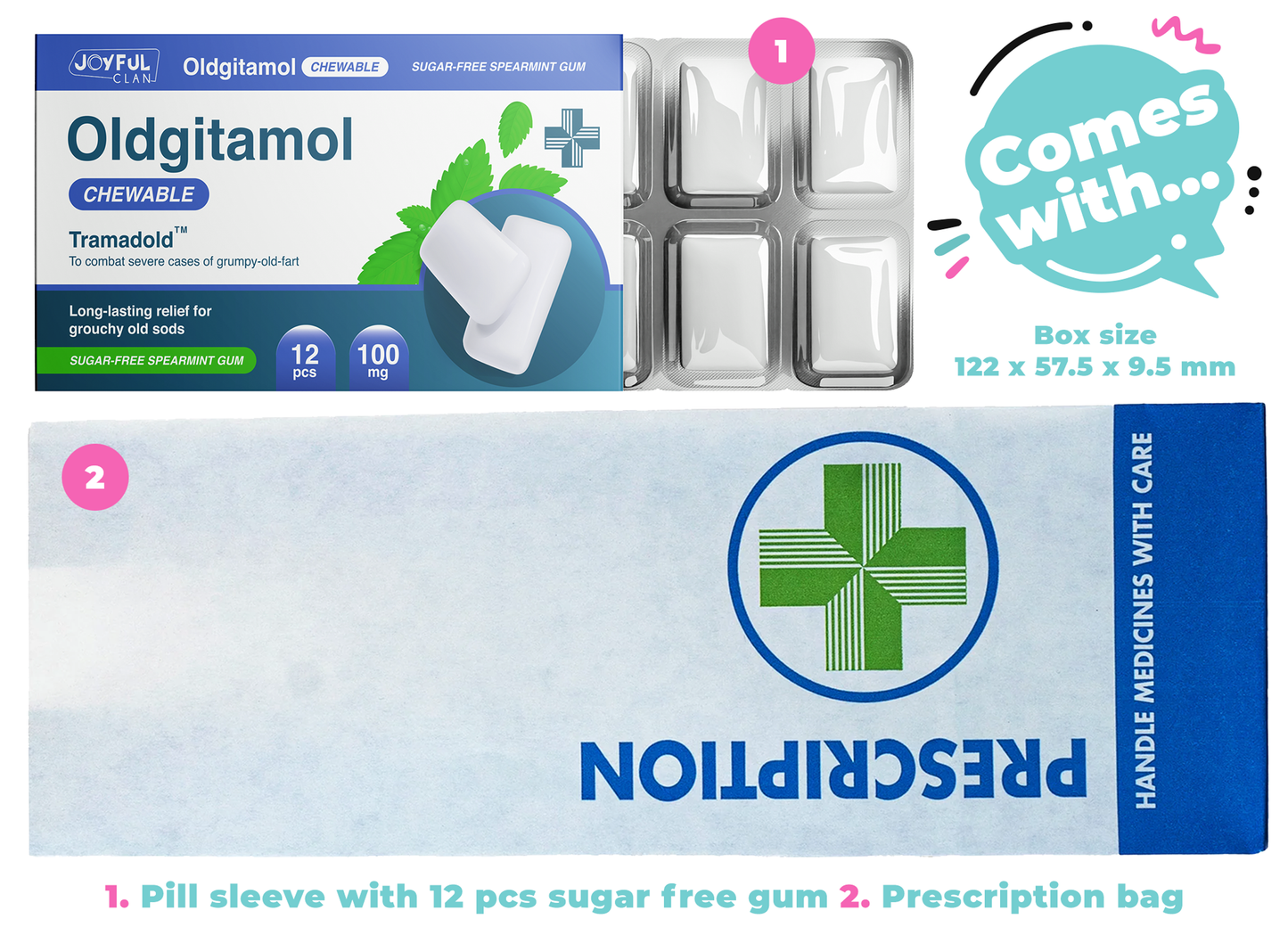 Oldgitamol - Chewing Gum