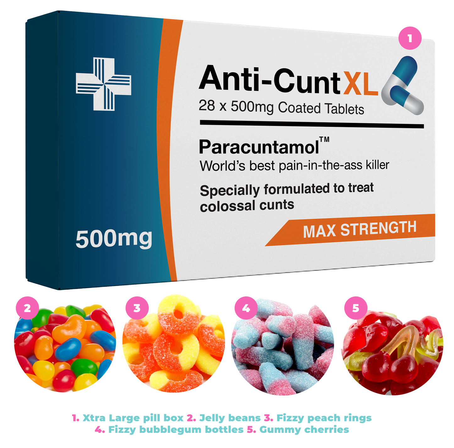 Anti-Cunt XL with Sweets