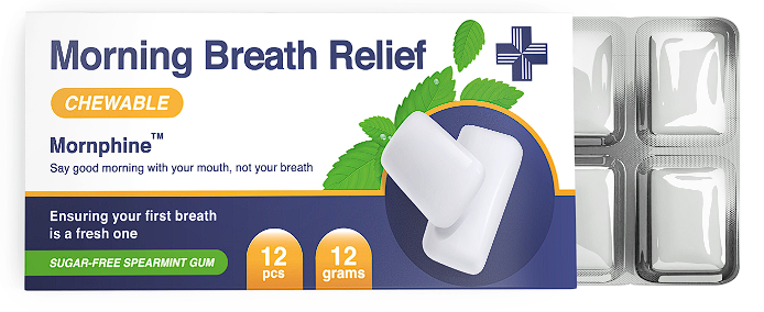 Morning Breath Relief Chewing Gum - Gift for Couples, Morning After, Husband, Wife, Girlfriend, Boyfriend, Wedding Night Gift for Him or Her