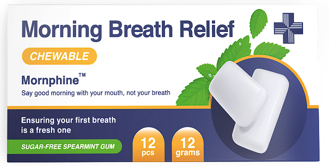 Morning Breath Relief Chewing Gum - Gift for Couples, Morning After, Husband, Wife, Girlfriend, Boyfriend, Wedding Night Gift for Him or Her