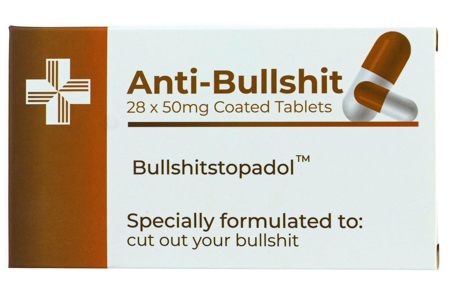 Anti-Bullshit Prank Pill Box