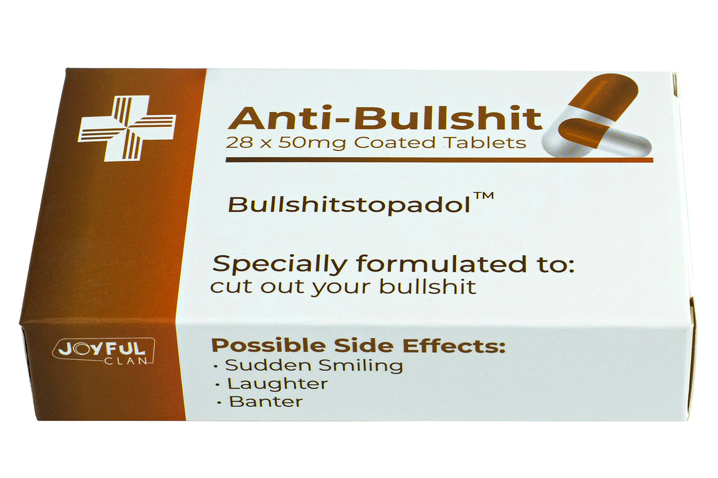 Anti-Bullshit Prank Pill Box