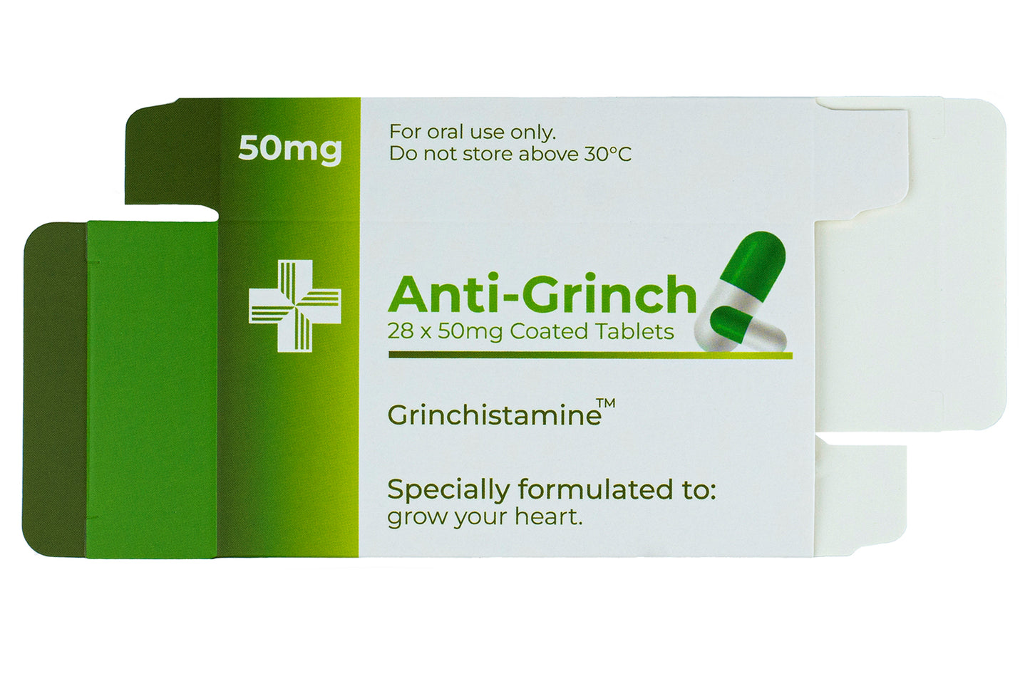 Anti-Grinch Prank Pill Box