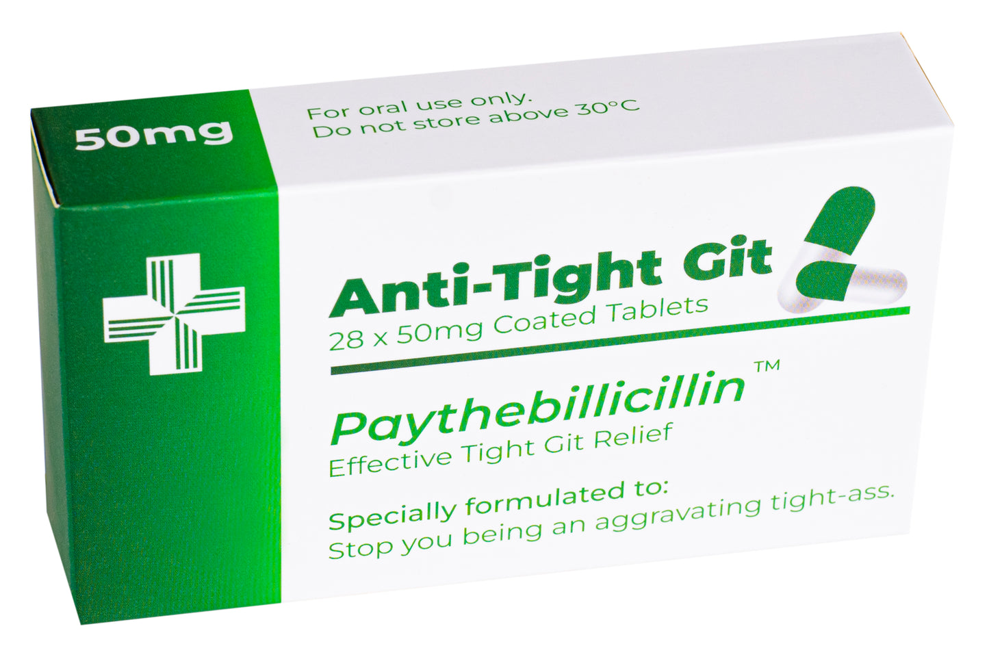 Anti-Tight Git Prank Pill Box