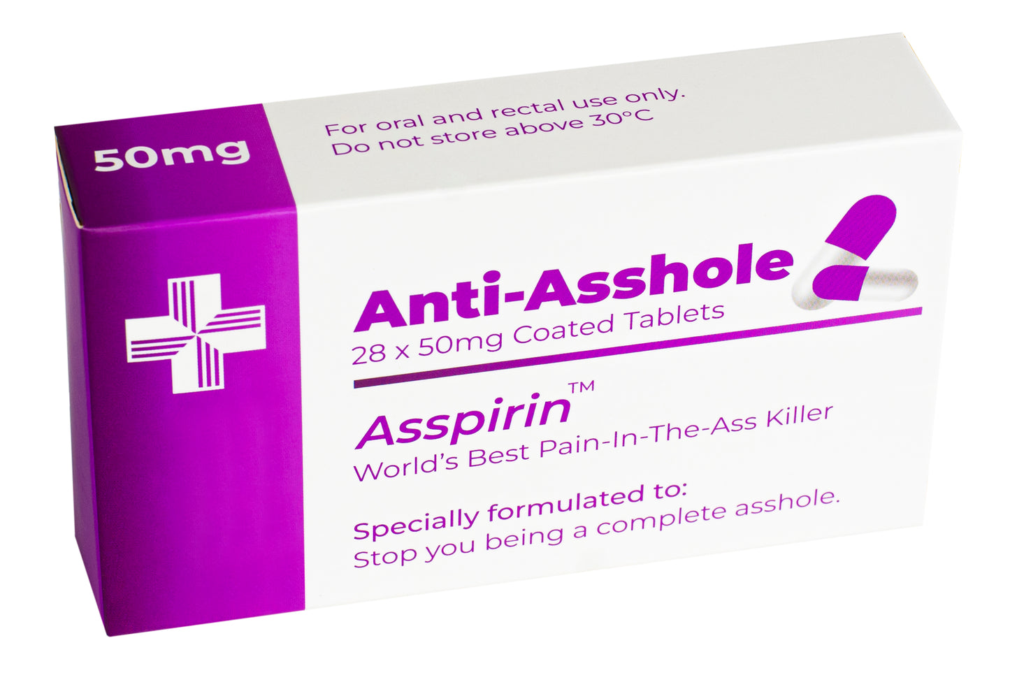 Anti-Asshole Prank Pill Box